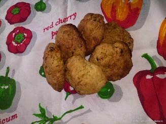 Овсяное печенье с изюмом