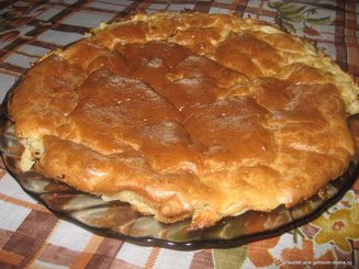 Быстрый пирог с капустой