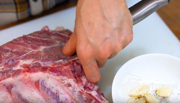 Шикарное мясо, запеченное в духовке фото к рецепту 2