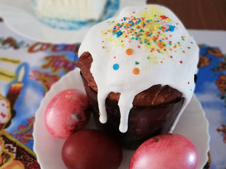 Глазурь для куличей на желатине (без яиц)