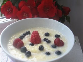Пшенная каша с творогом