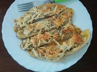 Бананы запеченные с сырной корочкой