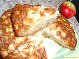 Шарлотка с яблоками