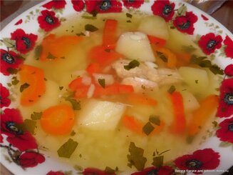 Чорба с рисом и овощами