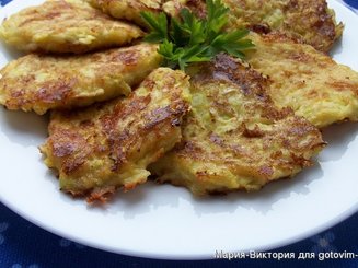 Драники из цуккини с сыром