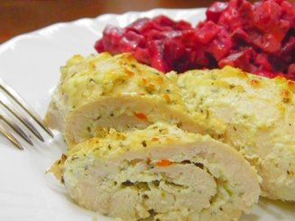 Куриные рулетики с фетой