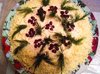 Праздничный мясной салат
