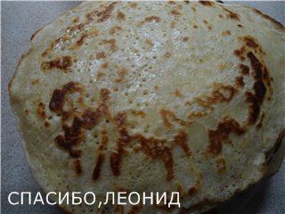 Блины на темном пиве - суперскорость!