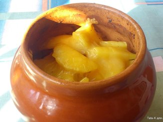 Горшочки с печенью и картошкой