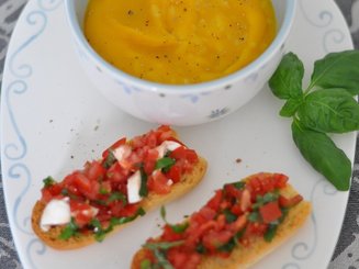 Vellutata di zucca e riso - Суп-пюре из тыквы с рисом