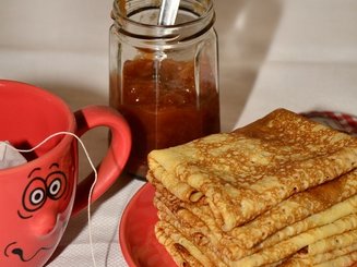 Кружевные блины на желтках