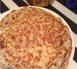 Заварные блины на кефире