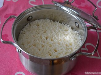 Рис с чесноком и сливочным маслом
