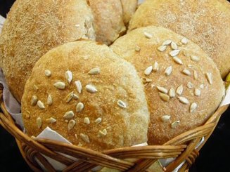 Булочки с отрубями