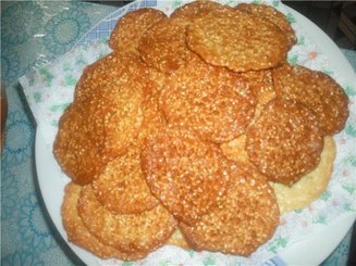 Кунжутное печенье