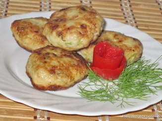 Рыбные котлеты с творогом