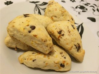 Шоколадно-апельсиновое печенье