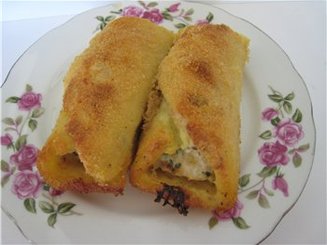 Картофельные рулетики с мясом