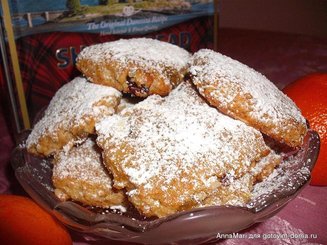 Рождественское  немецкое печенье "Mini-Stollen"