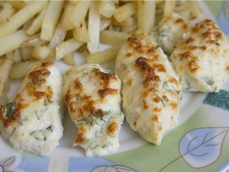 Куриное филе маринованное в йогурте и запечённое в пармезане