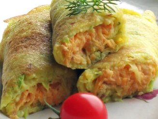 Пряные кабачковые блинчики