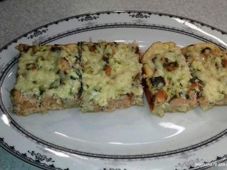 Быстрый пирог из рыбы