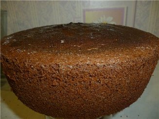 Бисквитное тесто (не  разделяя яйца, с добавлением кипятка)