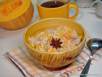 Каша тыквенная с овсянкой