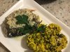 Тушеная рыба с рисом на гарнир 