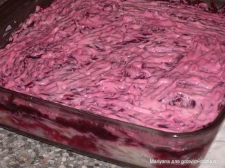Сельдь под шубой с яблоком