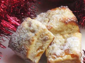 Рождественское  немецкое печенье "Mini-Stollen"
