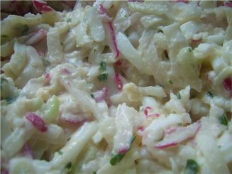 Салат с редисом