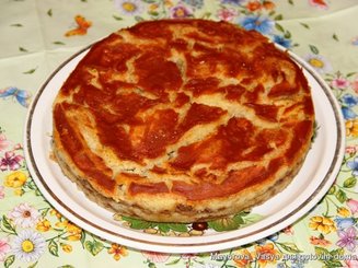 Насыпной яблочный манник