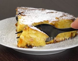 Творожный ванильный десерт (Пирог без муки)