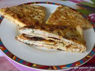 Бендерики с куриным фаршем