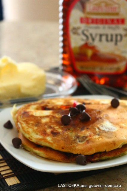 Chocolate Chip Zucchini Pancakes (панкейк)