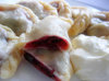 Вареники с вишней и малиной