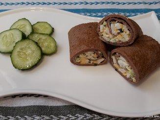 Печёночные рулетики