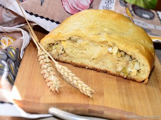 Кулебяка с капустой