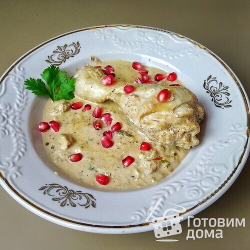 Курица в ореховом соусе - Сациви