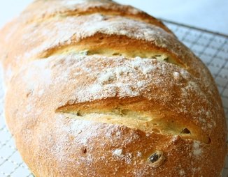Картофельный хлеб с тыквенными семечками