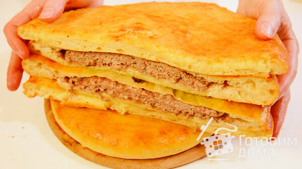 Фыдджын (осетинские пироги с мясом) фото к рецепту 13