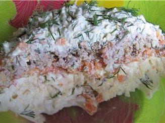 Салат "Эгоист" с грецкими орехами и сыром
