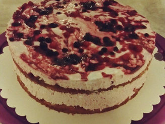 Délice au cassis - Торт-мусс с чёрной смородиной (2 варианта)