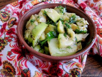 Молодые кабачки (цуккини) по-дачному