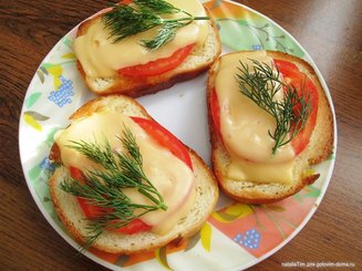 Потапцы с помидорами
