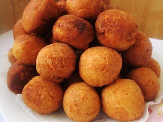 Творожные пончики
