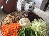 Салат "Муравьиная горка" + чипсы из пшеничных лепешек