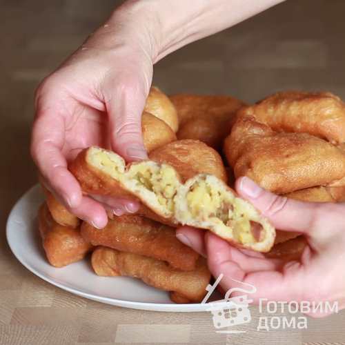 Жареные пирожки с картошкой и укропом – пошаговый рецепт приготовления с фото