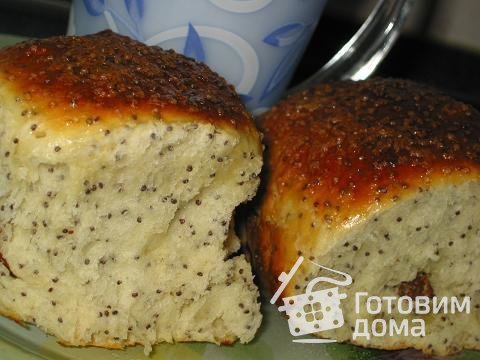 Булочки с маком и изюмом фото к рецепту 7